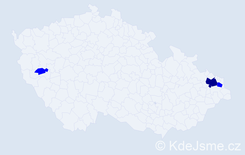 Jméno: 'Sotirios', počet výskytů 4 v celé ČR