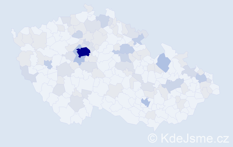 Jméno: 'Zorka', počet výskytů 197 v celé ČR