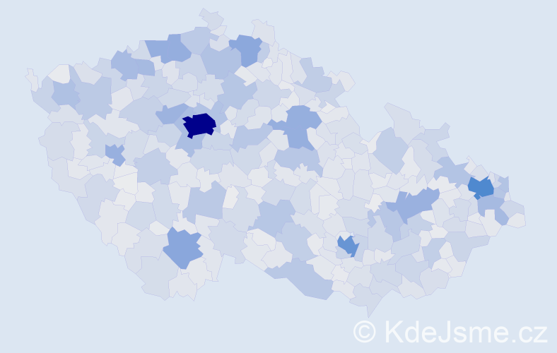 Jméno: 'Nikola', počet výskytů 37996 v celé ČR