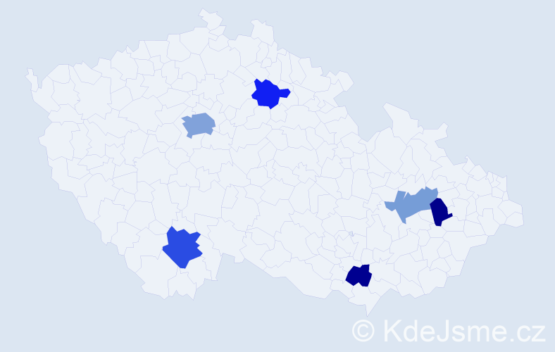 Jméno: 'Neda', počet výskytů 11 v celé ČR