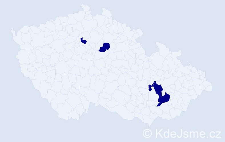 Jméno: 'Dylan James', počet výskytů 4 v celé ČR