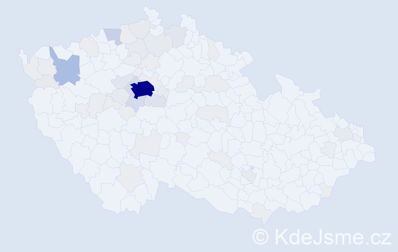 Jméno: 'Nadezda', počet výskytů 186 v celé ČR