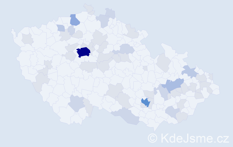 Jméno: 'Marcella', počet výskytů 108 v celé ČR