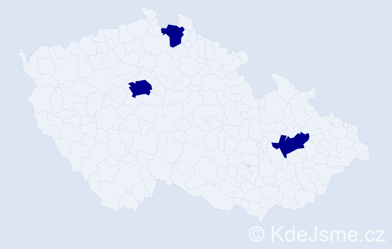 Jméno: 'David Alex', počet výskytů 3 v celé ČR