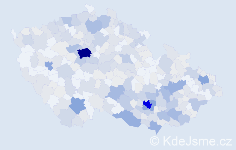 Jméno: 'Ctibor', počet výskytů 903 v celé ČR