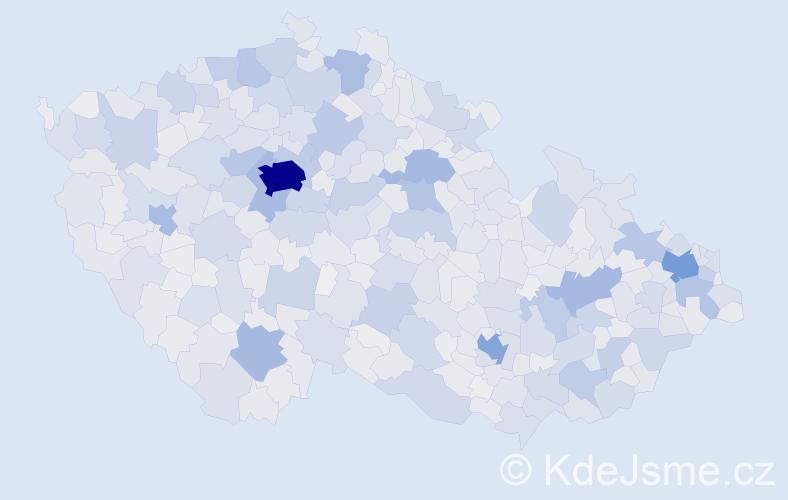 Jméno: 'Adéla', počet výskytů 37021 v celé ČR