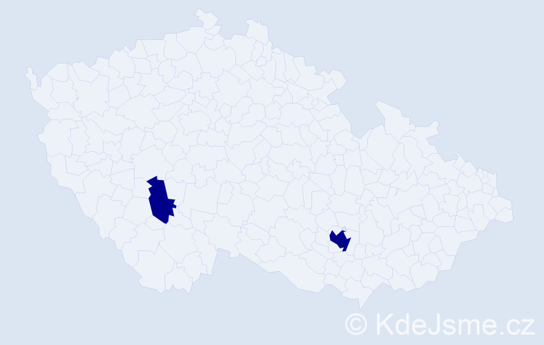 Jméno: 'Alan Robert', počet výskytů 2 v celé ČR