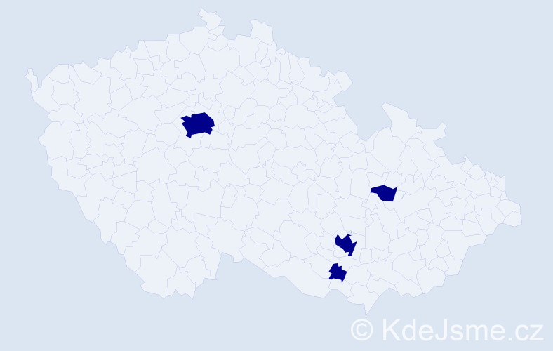 Jméno: 'Xuan Oanh', počet výskytů 4 v celé ČR
