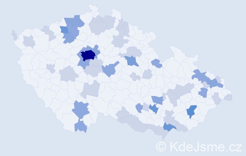 Jméno: 'Ria', počet výskytů 113 v celé ČR