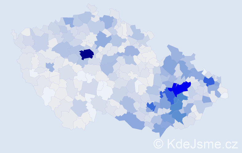 Jméno: 'Květoslav', počet výskytů 2757 v celé ČR