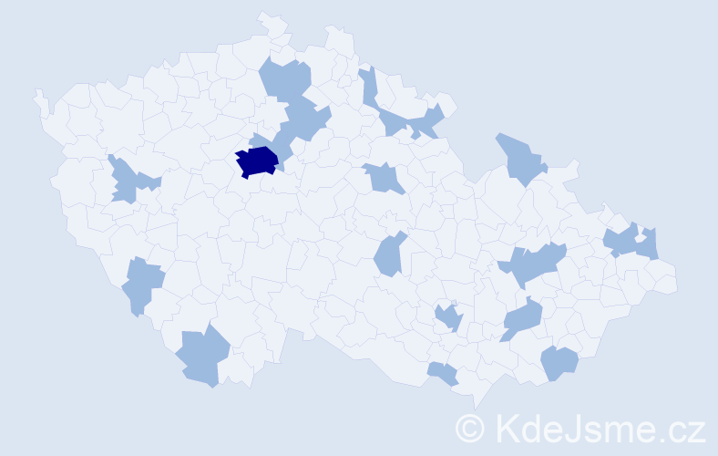 Jméno: 'Maria Anna', počet výskytů 26 v celé ČR
