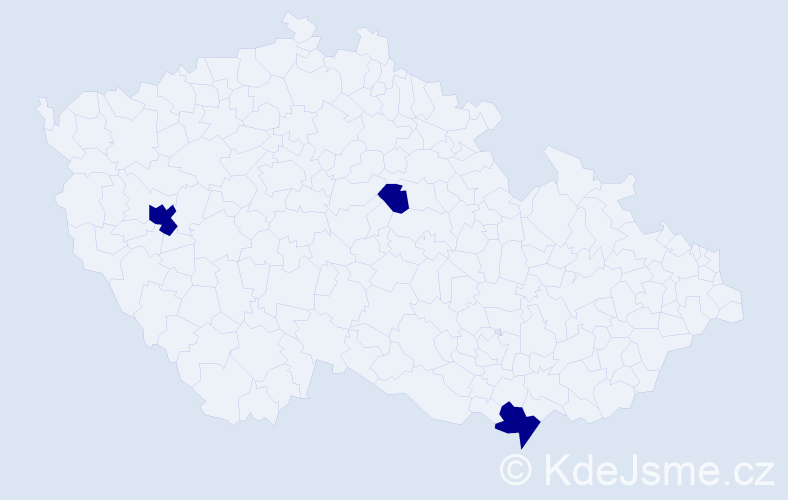 Jméno: 'Dinh Duy', počet výskytů 3 v celé ČR