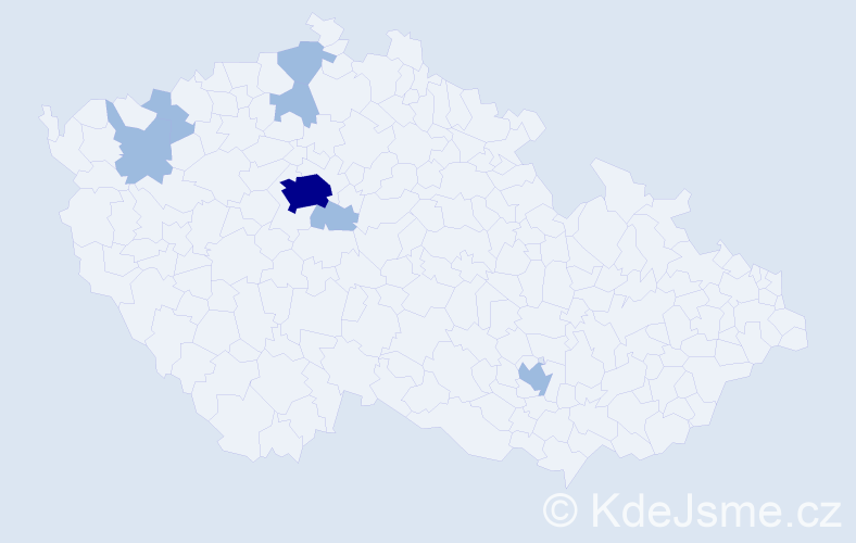 Jméno: 'Vladlen', počet výskytů 10 v celé ČR