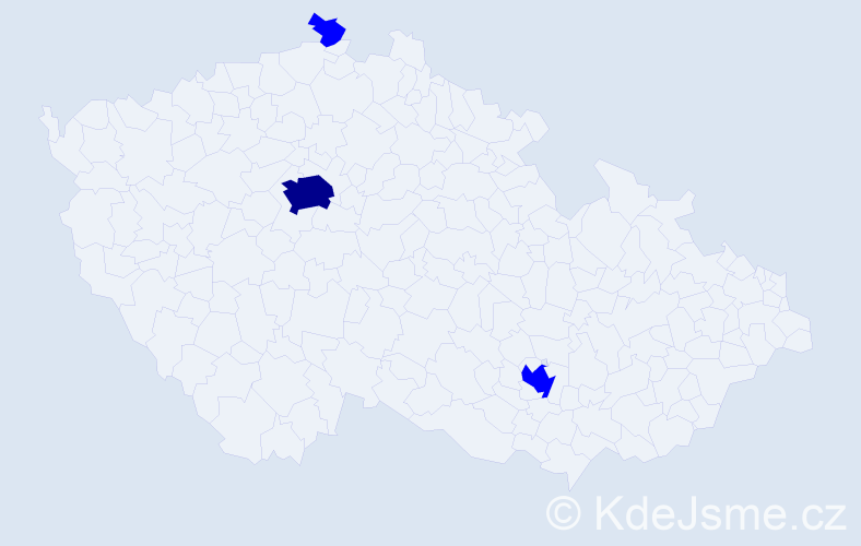 Jméno: 'Dubravka', počet výskytů 4 v celé ČR