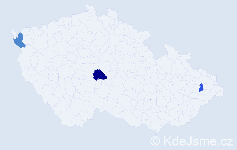 Jméno: 'Tan Dat', počet výskytů 3 v celé ČR