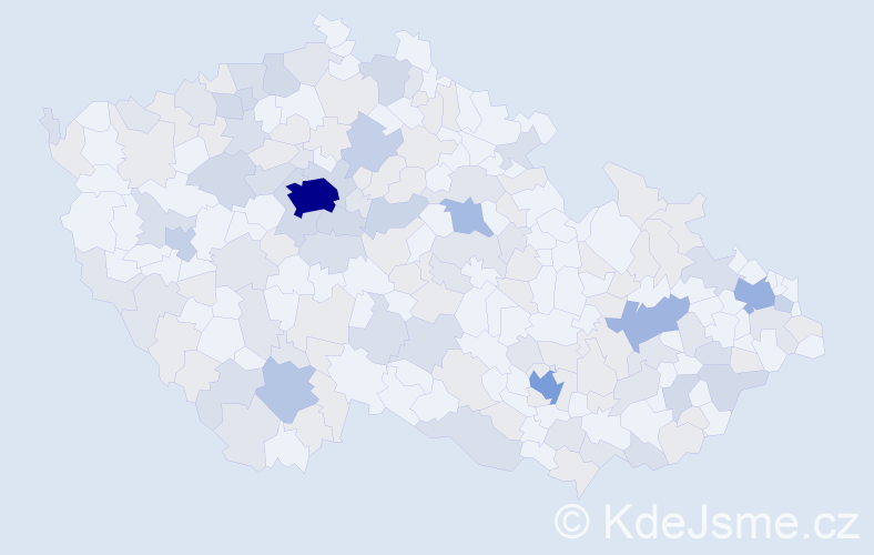 Jméno: 'Adina', počet výskytů 329 v celé ČR