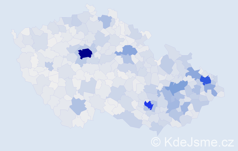 Jméno: 'Radovan', počet výskytů 5857 v celé ČR