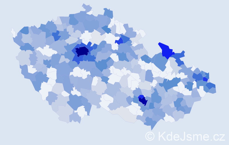Jméno: 'Sofia', počet výskytů 890 v celé ČR