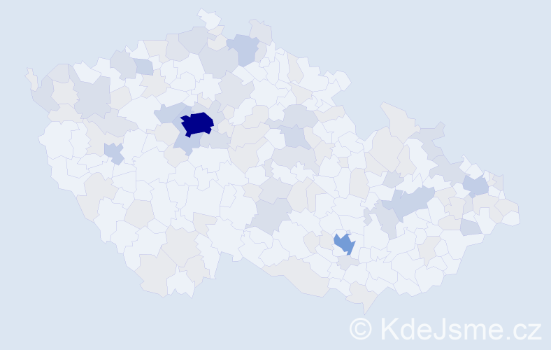 Jméno: 'Sophia', počet výskytů 240 v celé ČR