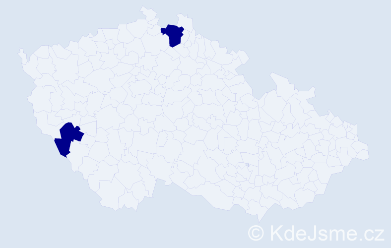 Jméno: 'Jan Leopold', počet výskytů 2 v celé ČR