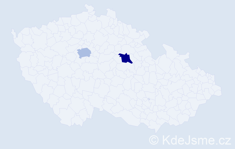 Jméno: 'Li Yuan', počet výskytů 2 v celé ČR
