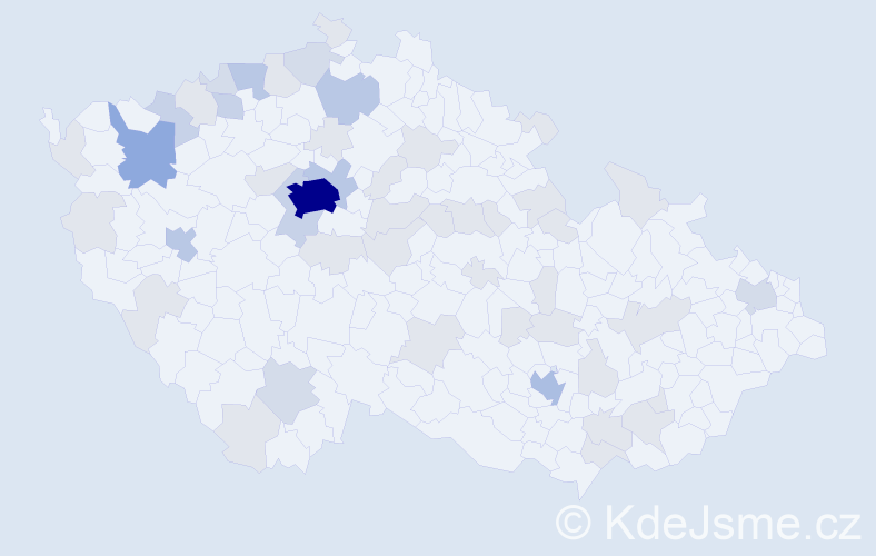 Jméno: 'Dmitrij', počet výskytů 113 v celé ČR
