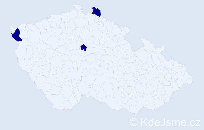 Jméno: 'Thanh Hien', počet výskytů 3 v celé ČR