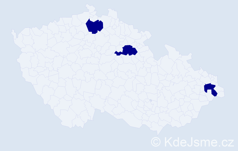 Jméno: 'Bao Cuong', počet výskytů 3 v celé ČR
