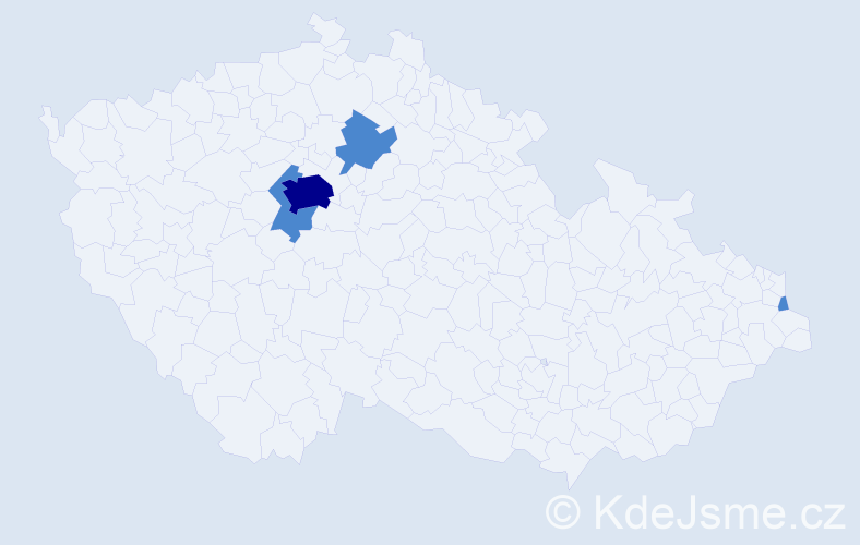 Jméno: 'Nhat Linh', počet výskytů 6 v celé ČR
