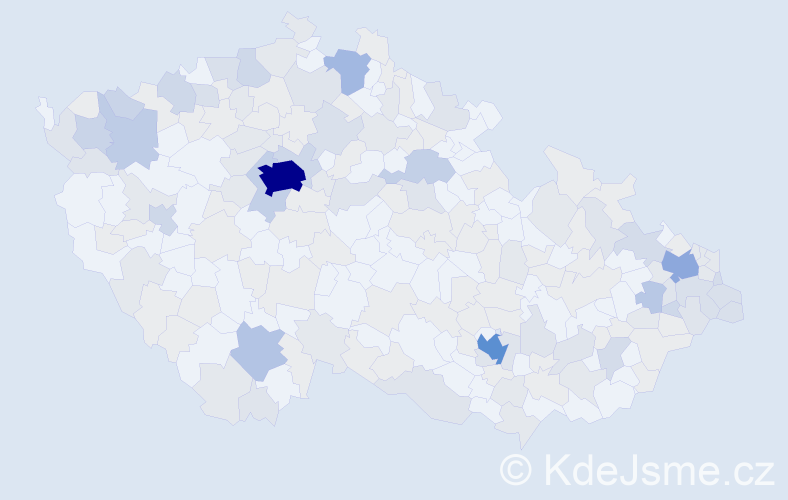 Jméno: 'Christian', počet výskytů 442 v celé ČR