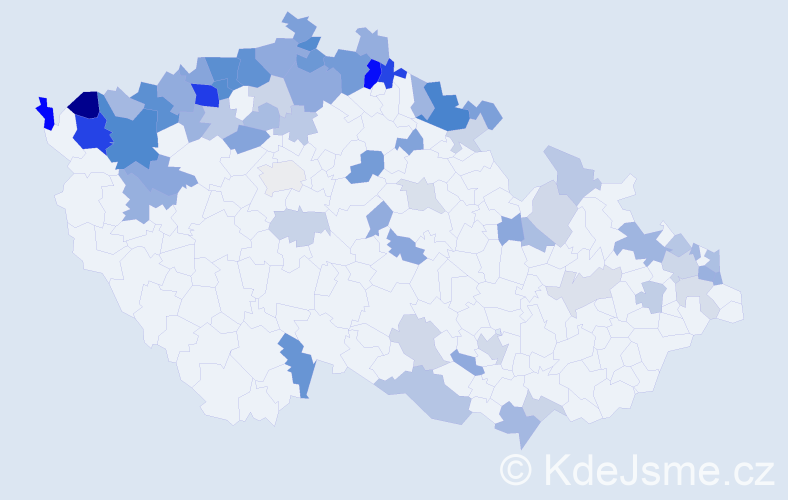 Jméno: 'Wolfgang', počet výskytů 156 v celé ČR