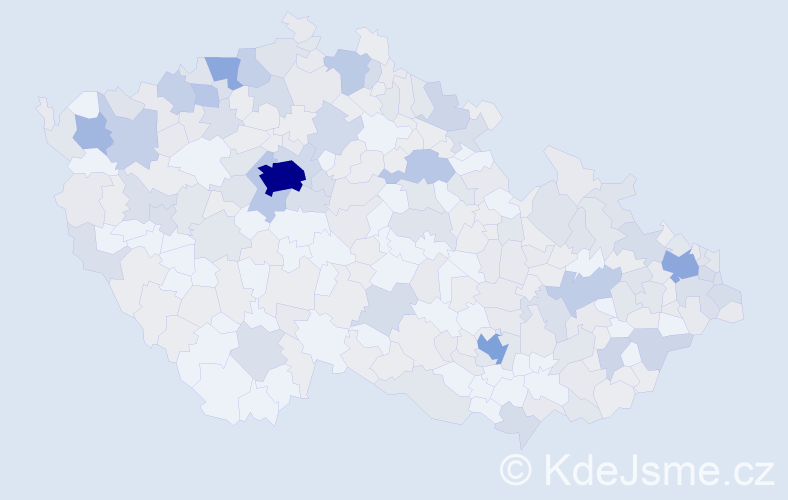 Jméno: 'Marianna', počet výskytů 659 v celé ČR