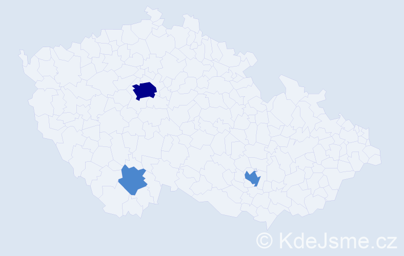 Jméno: 'Sofien', počet výskytů 5 v celé ČR
