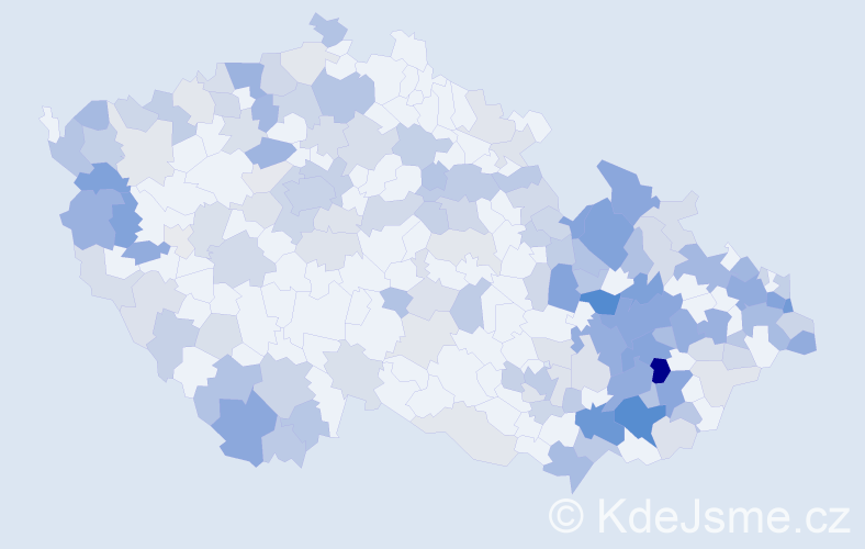 Jméno: 'Ignác', počet výskytů 338 v celé ČR