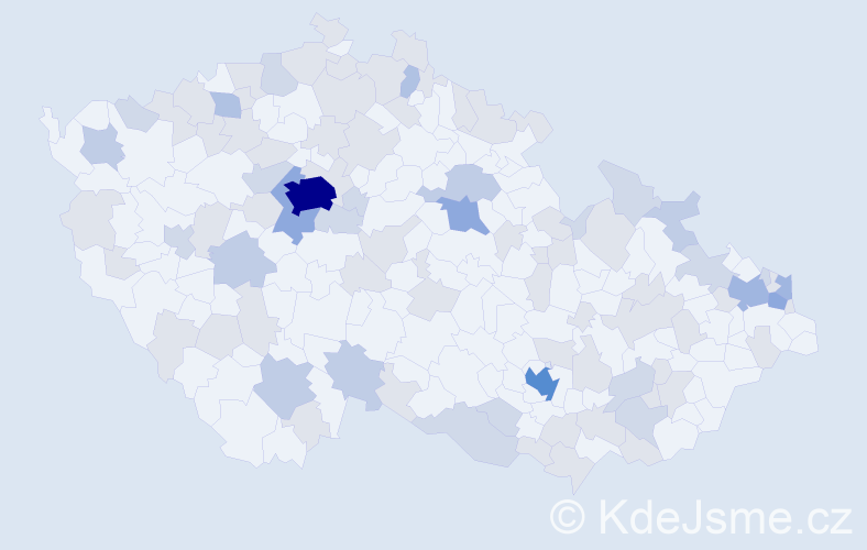 Jméno: 'Nikoleta', počet výskytů 184 v celé ČR