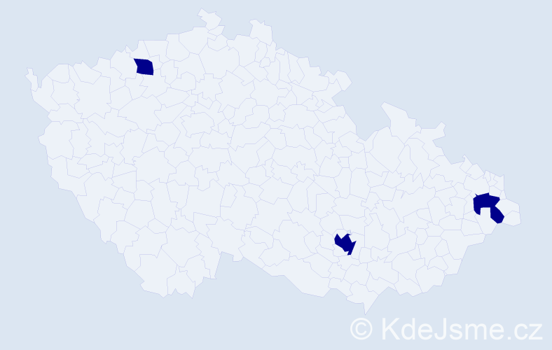 Jméno: 'Quoc Hung', počet výskytů 3 v celé ČR