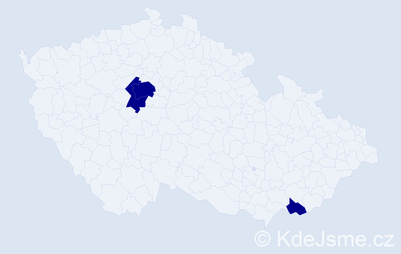 Jméno: 'Adam Joshua', počet výskytů 3 v celé ČR