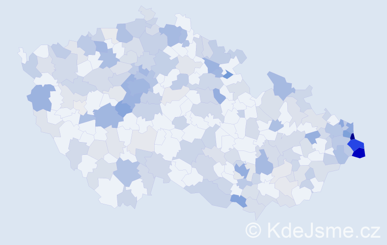 Jméno: 'Natalia', počet výskytů 466 v celé ČR