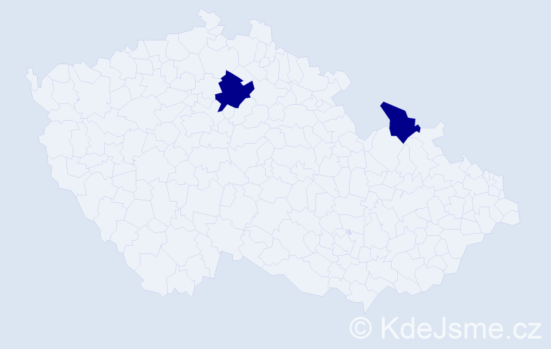 Jméno: 'Miroslaw Zbigniew', počet výskytů 2 v celé ČR