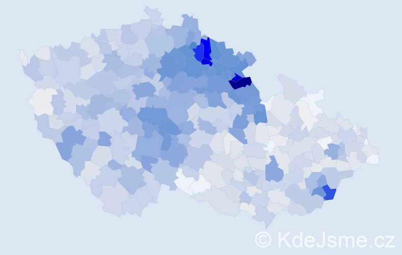 Jméno: 'Lidmila', počet výskytů 3209 v celé ČR