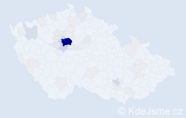 Jméno: 'Dmitriy', počet výskytů 156 v celé ČR