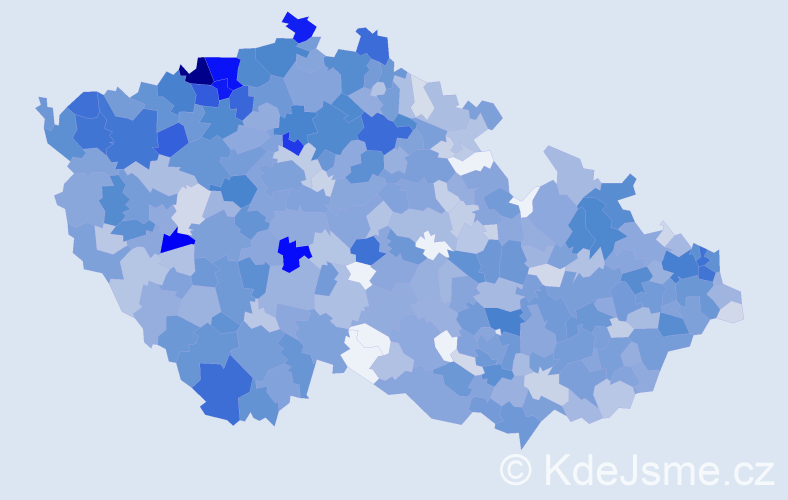 Jméno: 'Zlatuše', počet výskytů 1745 v celé ČR