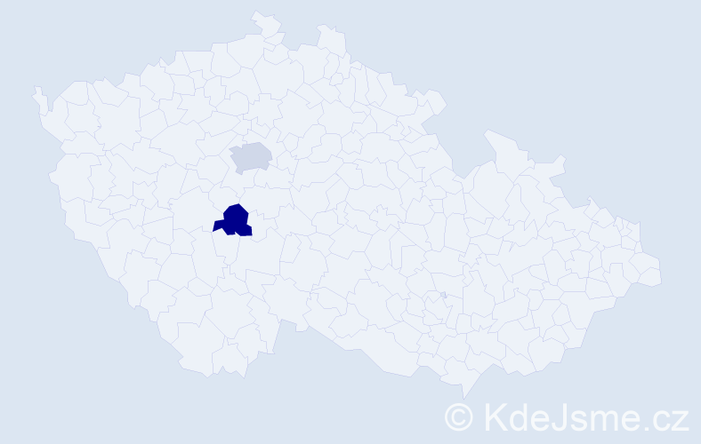 Jméno: 'Yuxiang', počet výskytů 3 v celé ČR