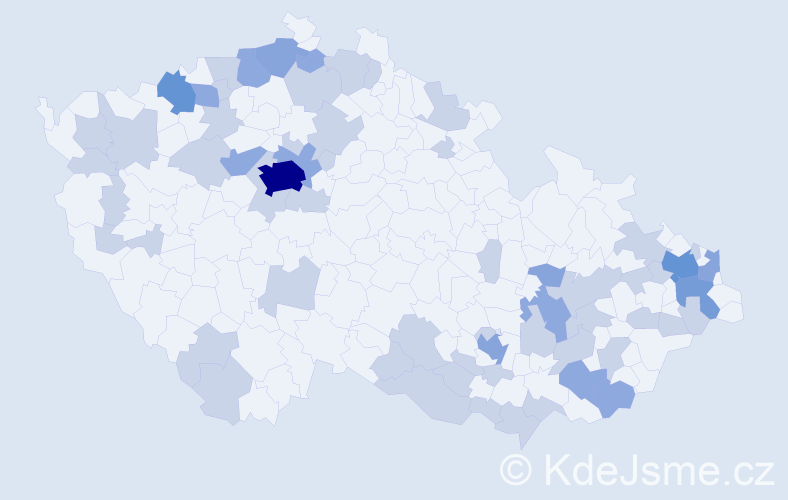 Jméno: 'Maroš', počet výskytů 104 v celé ČR