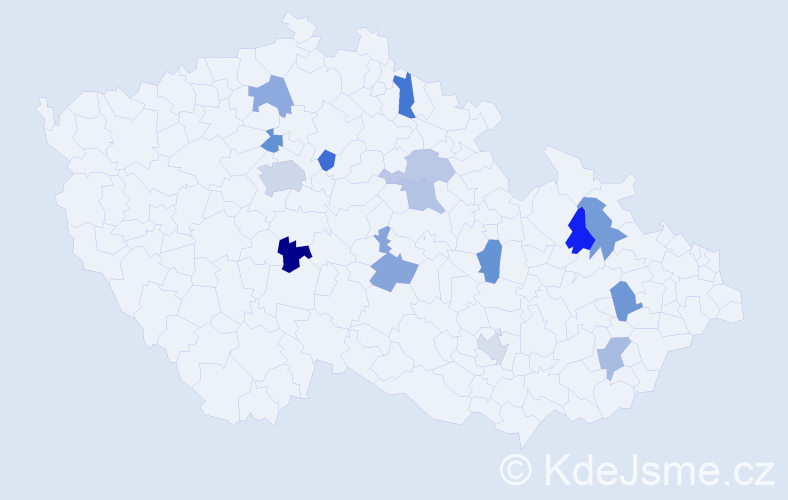 Jméno: 'Erin', počet výskytů 18 v celé ČR