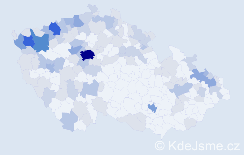 Jméno: 'Gisela', počet výskytů 249 v celé ČR