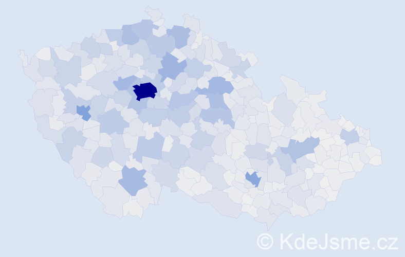 Jméno: 'Miloslava', počet výskytů 21492 v celé ČR