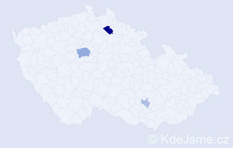Jméno: 'Suada', počet výskytů 6 v celé ČR