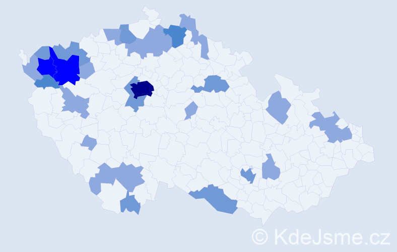 Jméno: 'Renate', počet výskytů 59 v celé ČR