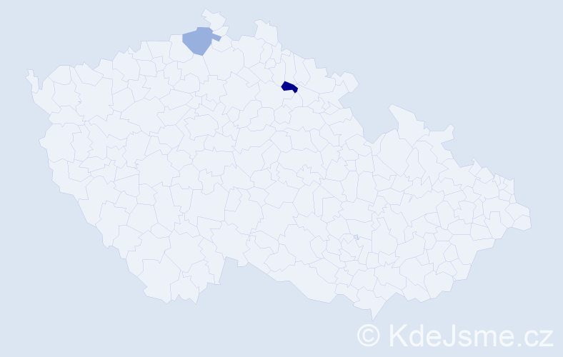 Jméno: 'Xuan Khai', počet výskytů 2 v celé ČR